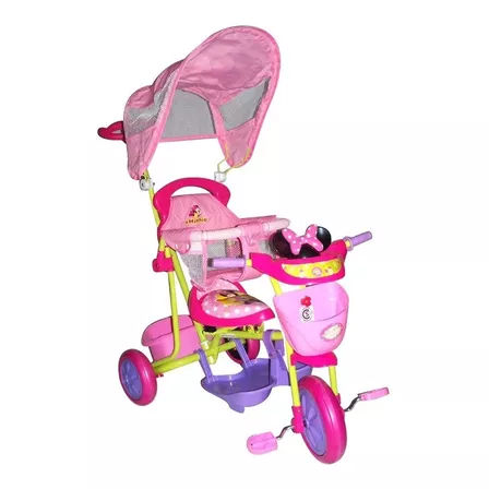 Triciclo Infantil Disney Minnie Rosa Xg-8001