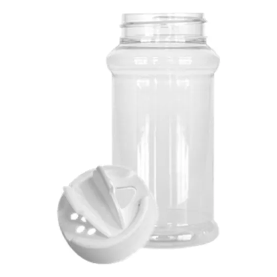  Envase Frasco Pet Especiero 200cc Con Tapa Plástica Salero