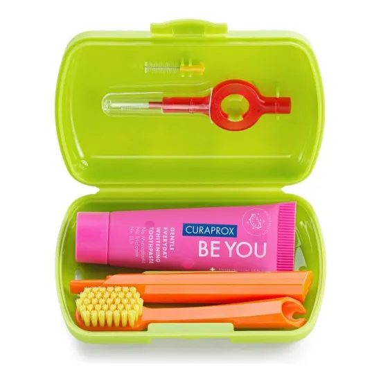 Cepillo de dientes Curaprox Travel suave verde