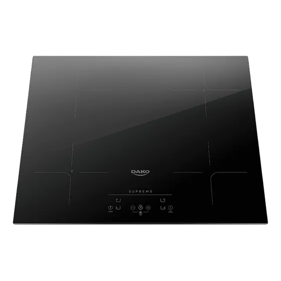 Cooktop De Indução Dako Supreme 4 Bocas Preto-220v