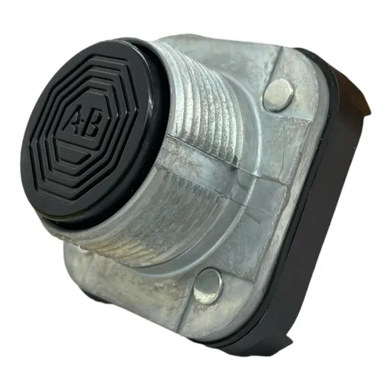 Boton Negro Allen-bradley, 800t-a2