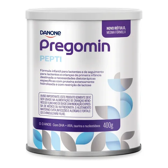 Pregomin Pepti 400g Danone Fórmula Infantil  Sabor Sem Sabor