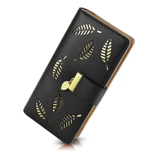 Cartera Clutch Con Cierre Y Hebilla, Cartera Larga Porta Tar Cartera Clutch Con Cierre Y Hebilla, Cartera Larga Porta Tar