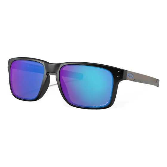 Anteojos de sol polarizados Oakley Holbrook Mix talle Standard armazón steel y lente sapphire