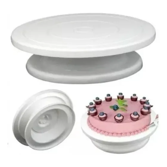 Base Giratoria Bailarina Para Tortas 28cm Reposteria