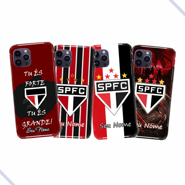 Capa Capinha Personalizada São Paulo Tricolor Com Seu Nome