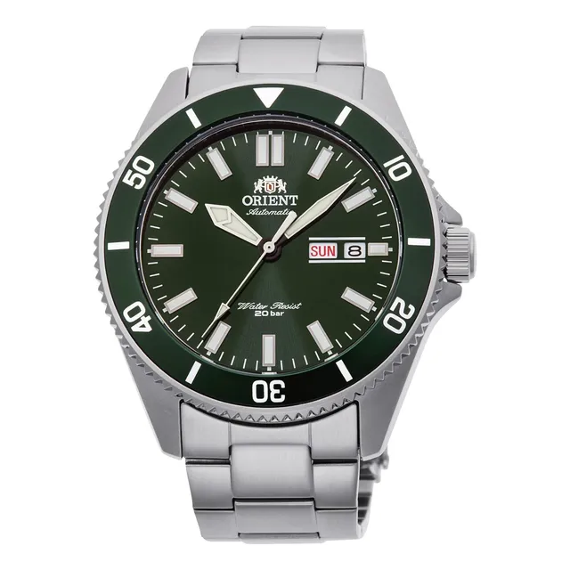 Orient Mako Reloj De Pulsera De Silicona De Acero Deportivo