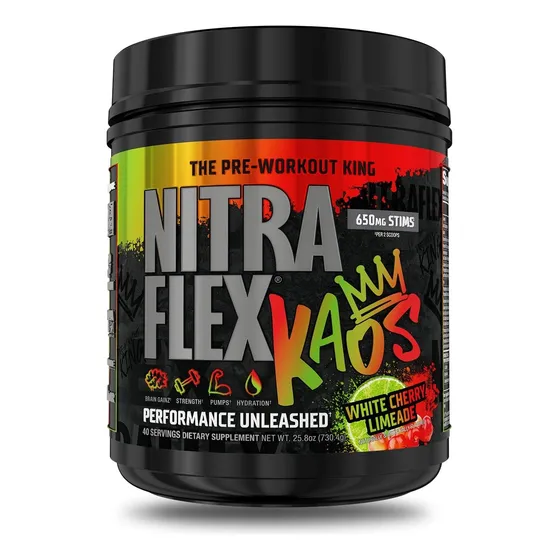 Suplemento Gat Sport Nitraflex Kaos White Cherry Lime 650 Mg