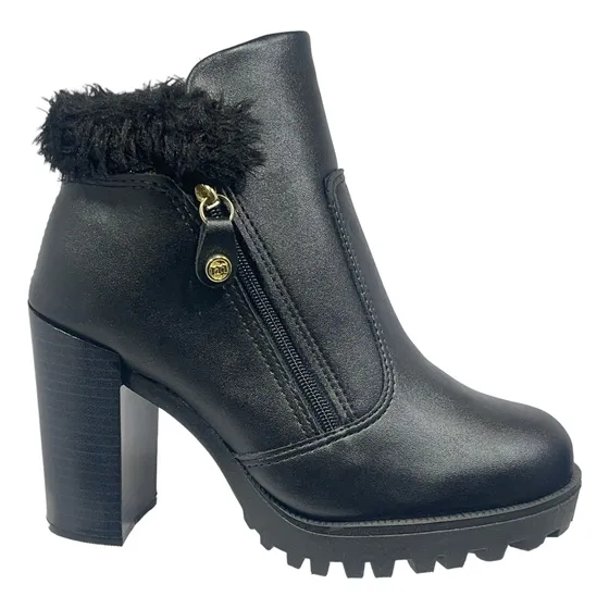 Bota Tratorada Salto Alto Cano Curto Moleca 5325.121