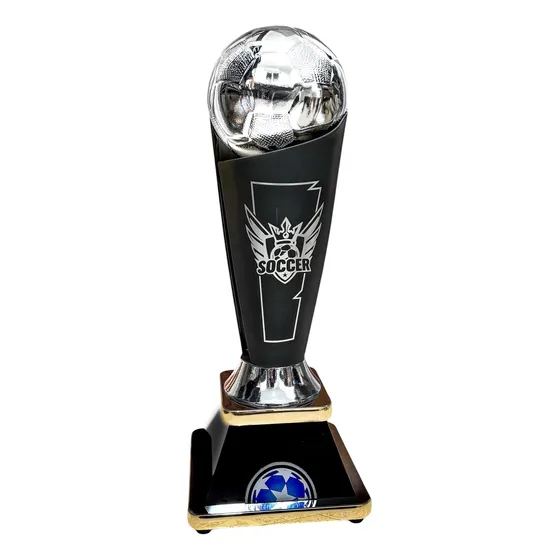 Trofeo Balón Mx 52cm Base Piramidal Personalizado