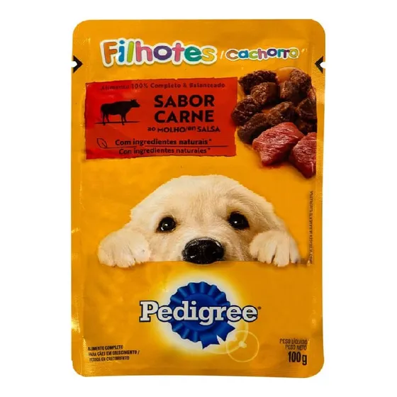Pedigree Comida P/perro Cachorro Alimento Humedo Sabor