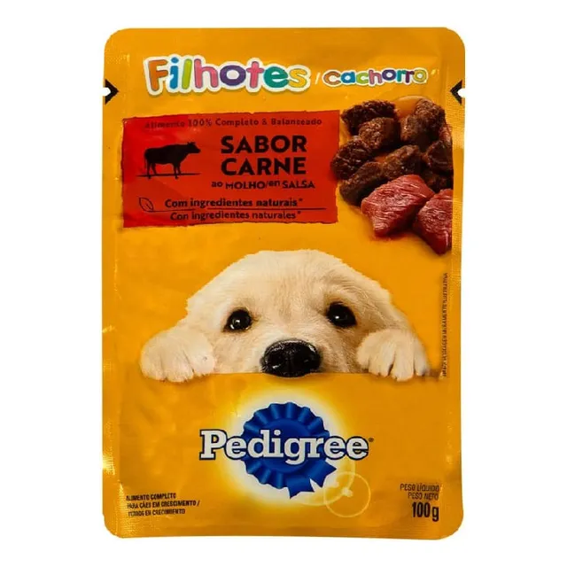 Pedigree Comida P/perro Cachorro Alimento Humedo Sabor