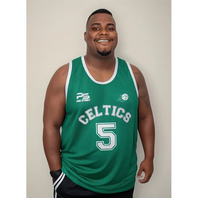 Regata Plus Size Dry-fit Boston Celtics Basquete