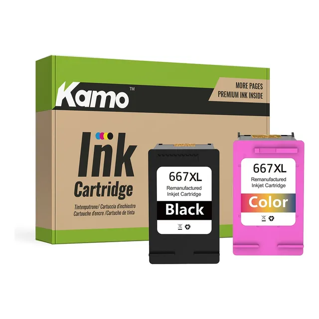 Cartuchos De Tinta Kamo 667 667xl