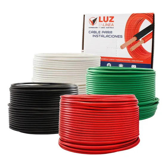 Pack: 4 Cajas Cable Eléctrico Calibre 10 De 100m Cada Caja