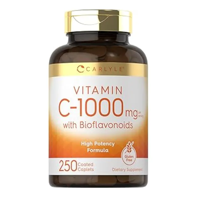 250 Cápsulas De Vitamina C