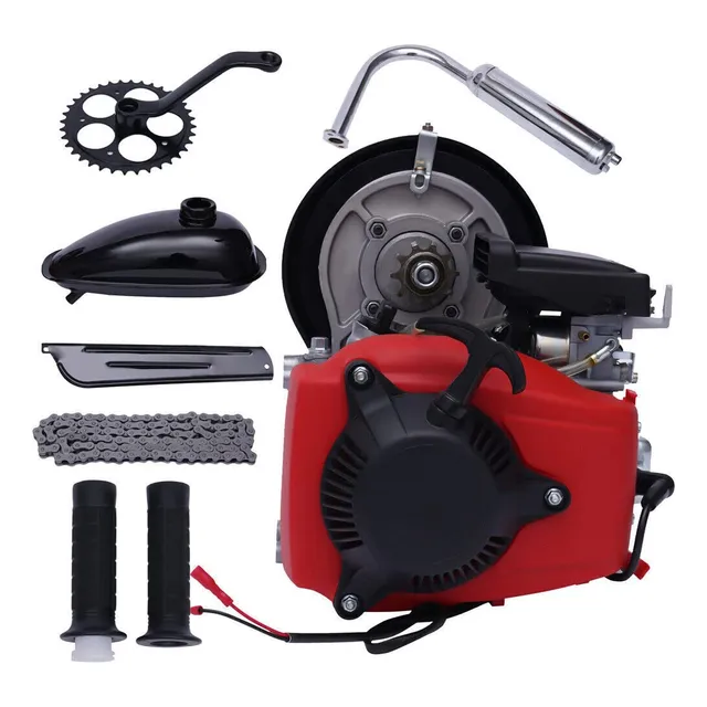 Kit Motor Bicicleta Gasolina 49 Cc 4 Tiempo Repuesto Scooter