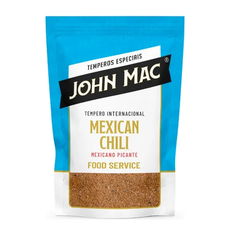 Tempero Mexicano John Mac 1kg Para Tacos E Burritos Picante
