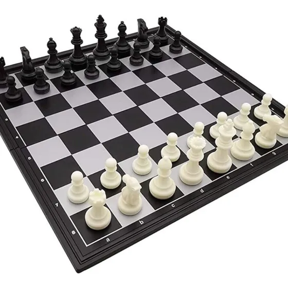 Juego De Ajedrez Magnético - Tablero 33x33cm