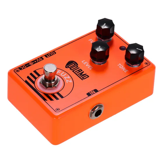 Pedal D-2 Fuzz Com True Bypass Para Guitarra Elétrica