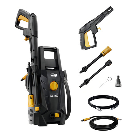 Lavadora De Alta Pressão Wl 1820 Black Com Jato Regulável 330l/h 1500psi 1400w Lavadora De Alta Pressão Wl 1820 Black Com Jato Regulável 330l/h 1500psi 1400w