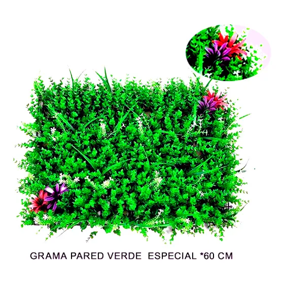 Grama Artificial  Verde Especial Pared Decorativa 40*60 Cm