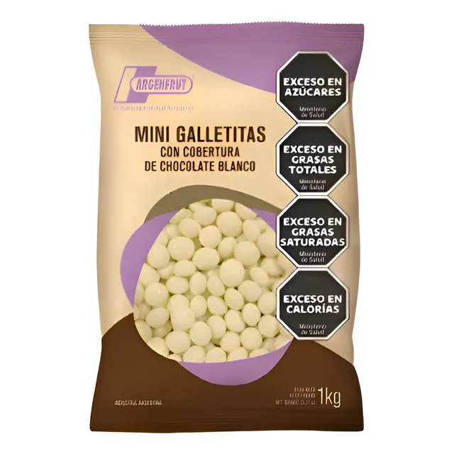 Mini Galletitas C/cobertura Chocolate Blanco Argenfrut X1kg