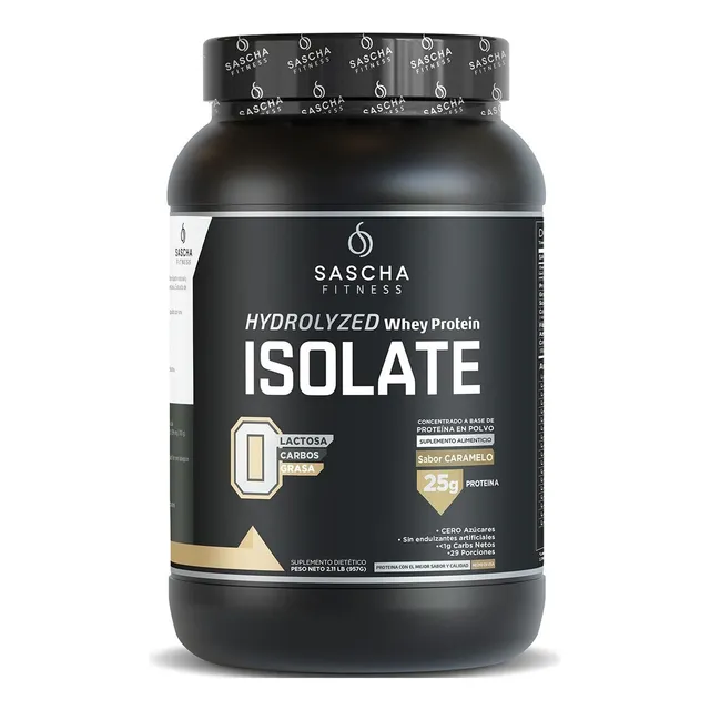 Proteína Fitness Isolate Sabor Caramelo 25g Sascha