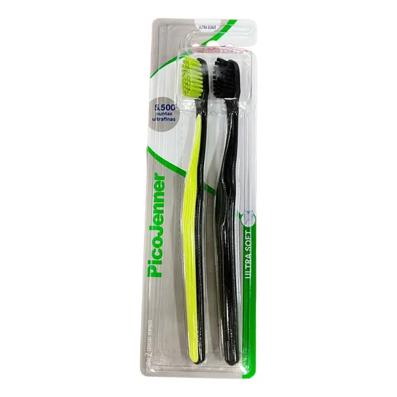Cepillo De Dientes Pico Jenner Ultra Soft 2 Unidades