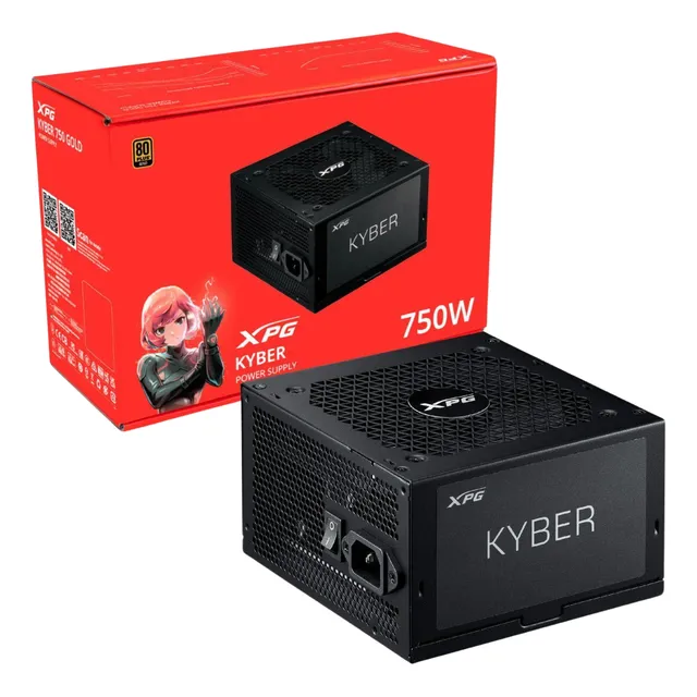 Fuente Adata Xpg 750w Kyber 80 Plus Gold Atx 3.1 Tranza