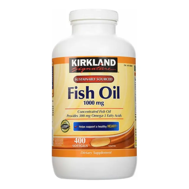 Oil Fish Omega-3, 400 Sofgels Entrega Inmediata