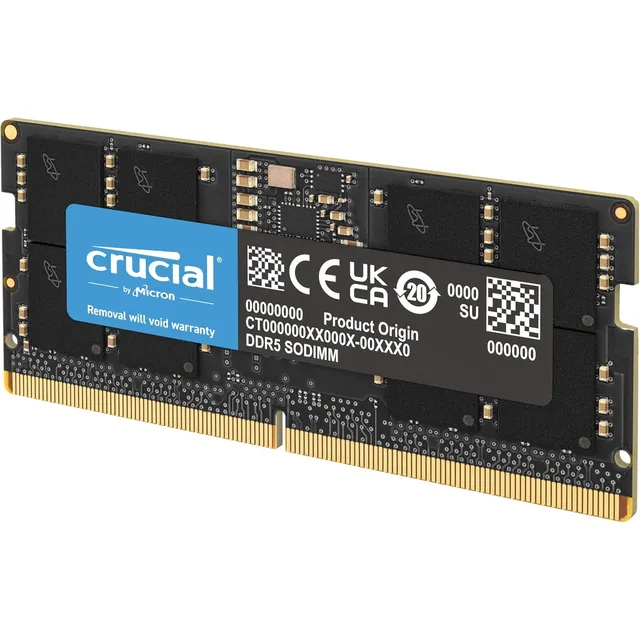 Crucial Ram 32gb Ddr5 5200mhz (o 4800mhz) Memoria Portáti...