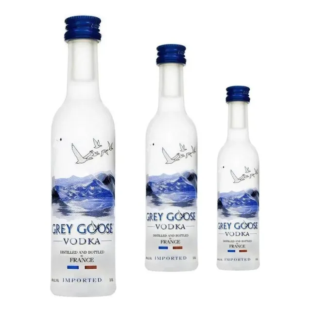 Miniatura Vodka Grey Goose Garrafa De Vidro Original 50ml 1u