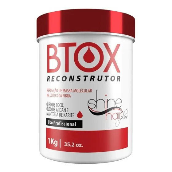 Btox Botox Capilar Reconstrutor Shine Hair Plus 1kg