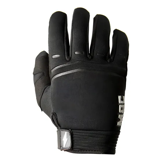Guantes Moto Invierno Cuero Neoprene Mac Atomic Negro Color - Talle Xl