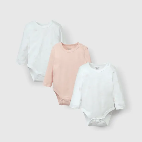 Pack De Bodies Bebés Rosa 55946 Colloky
