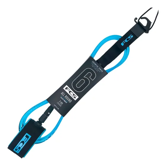 Cordinha Fcs 6' X 7 Mm Strap Strep Estrepe Leash Fcs Regular Cor Azul