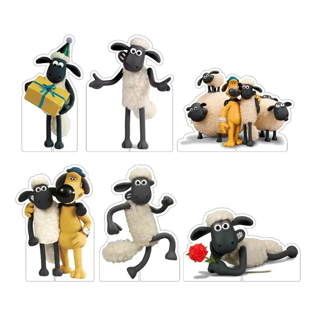  Kit Display De Mesa Festa Infantil Shaun O Carneiro