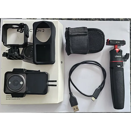 Dji Osmo Action 2 - Seminova E Com Diversos Acessórios