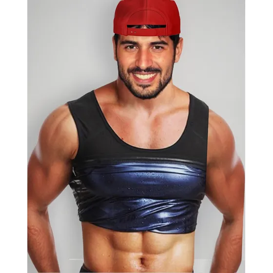 Camiseta Queima Gordura Masculina - Cinta Camisa - Plus Size