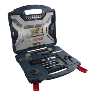 Kit Jogo Ferramentas Brocas Bits X-line Titânio 100 Pç Bosch Kit Jogo Ferramentas Brocas Bits X-line Titânio 100 Pç Bosch