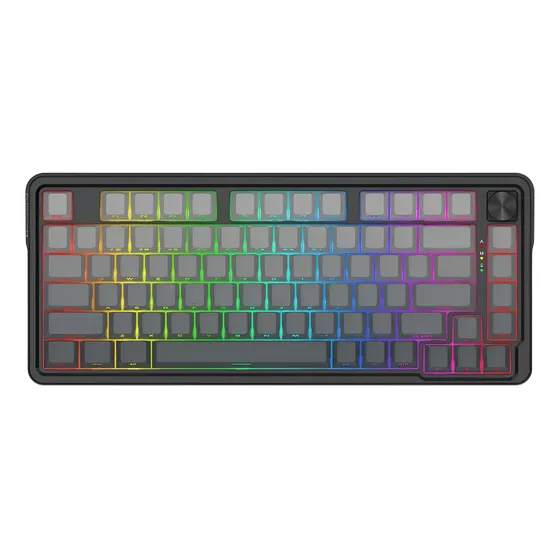 Teclado Redragon Ucal Pro K673 75% Rgb Wireless Black Teclado Negro | Cuotas sin interés