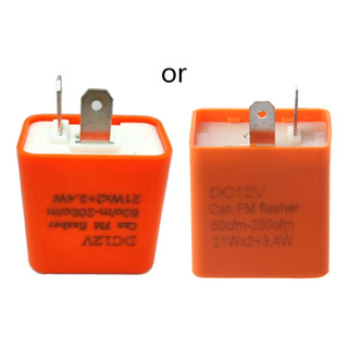 Relé Led Intermitente Ajustable De 2 Pines Para Motocicleta, Relé Led Intermitente Ajustable De 2 Pines Para Motocicleta,