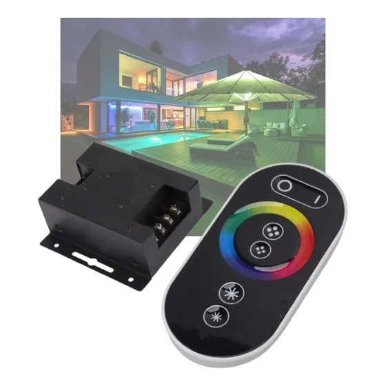 Promoção Central Comando Touch Dimmer Rgb Piscina Refletor