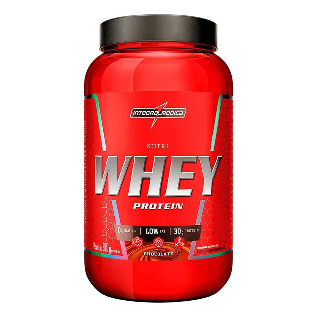 Nutri Whey Protein Chocolate Pote 900g Integralmédica Nutri Whey Protein Chocolate Pote 900g Integralmédica
