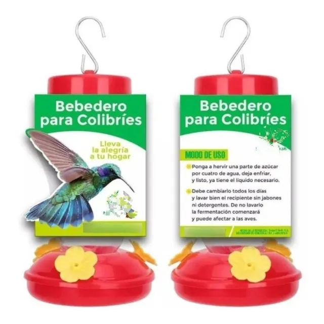 Bebedero Colibrí 500ml   Envio Gratis Caracas