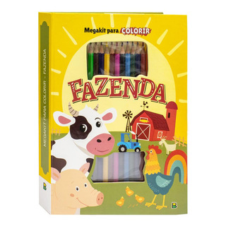 Megakit Para Colorir Com Livro Fazenda 12 Lápis De Cor Edição 1 Em Português 2023 Autor E Editora Brasileitura Megakit Para Colorir Com Livro Fazenda 12 Lápis De Cor Edição 1 Em Português 2023 Autor E Editora Brasileitura
