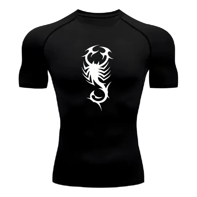 Camiseta De Compresión Estampada Protección Uv Slim