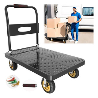 Carrito De Carga Plegable Para Almacenes, Soporte 453 Kg Carrito De Carga Plegable Para Almacenes, Soporte 453 Kg