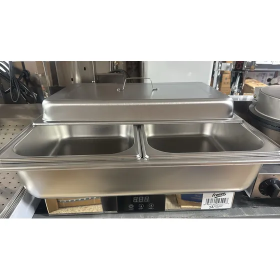Calentador Baño De Maria 2 Tolvas Acero Inox 1500w 110v